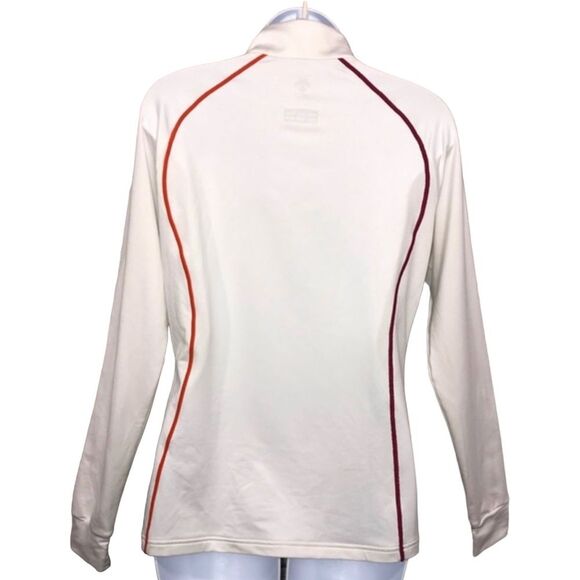 Descente Mid Layer 1/4 zip Long sleeve Activewear Pullover Jacket Sz. 8 - Picture 2 of 13